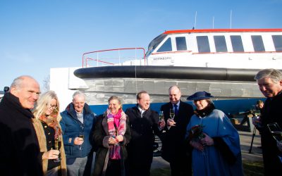 New efficient small ferry for Wagenborg baptised